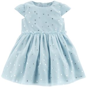 Carter's pastel blue tulle dress